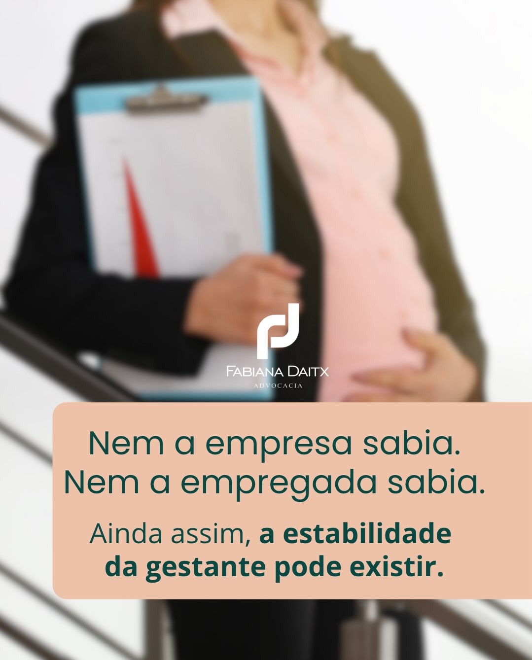 Conteúdo sobre estabilidade da gestante e direitos trabalhistas
